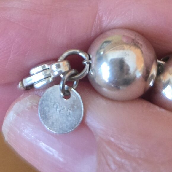 Tiffany & Co Sterling Silver Bead Bracelet #925 - Picture 3 of 3